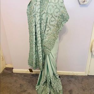 Indian party wear saree